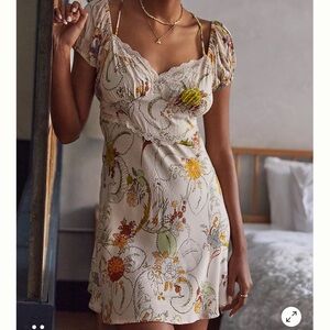 By Anthropologie Dainty Mini Dress Size S